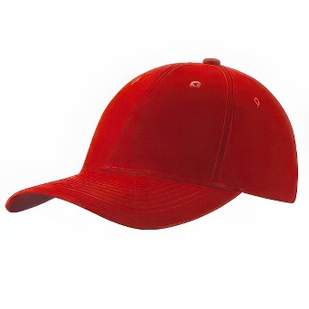 Peaked cap 6-panels with metal clip